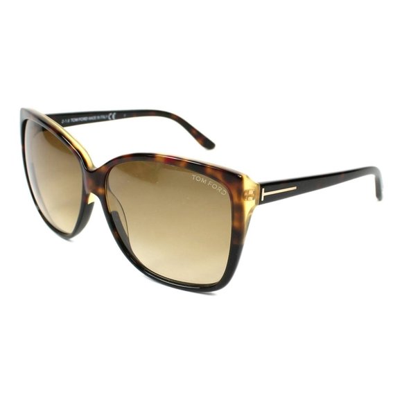 Tom Ford Accessories - Tom Ford TF 0228 Lydia Tortoise Shell Oversized Sunglasses